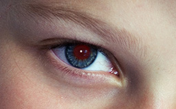 Originalfoto mit roten Auge