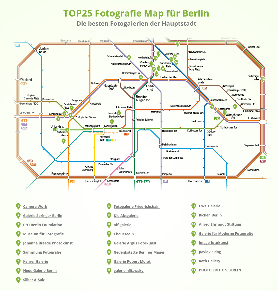 Top 25 Fotogalerie Map Berlin