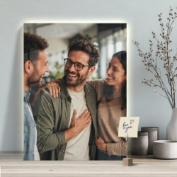 Acrylglasfoto als Danke-Geschenk für Kollegen zum Abschied