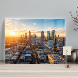 Drohnenfoto als Landschaftsfoto auf Acrylglas mit brillanter Tiefenwirkung