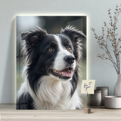 Tierfoto auf Acrylglas als brillantes Wandbild