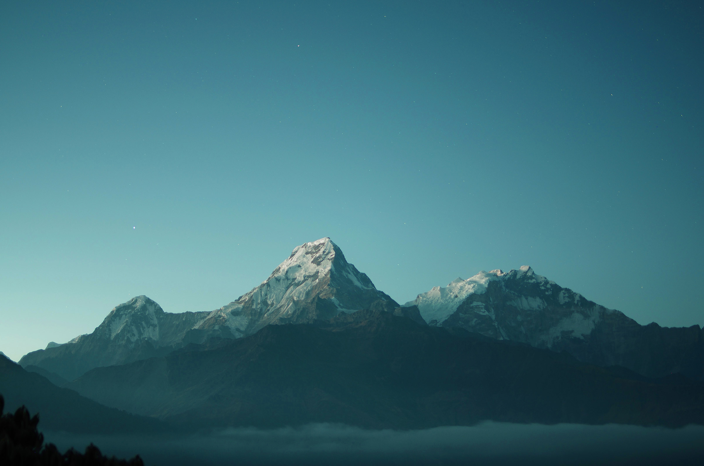 mehrteiler leinwand testbild berge neu